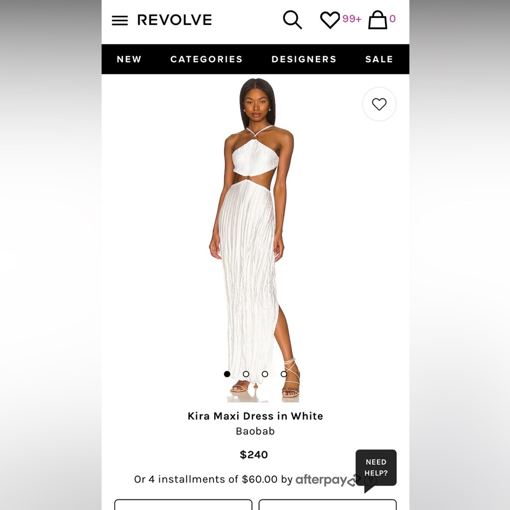 BAOBAB - Kira Maxi Dress in White